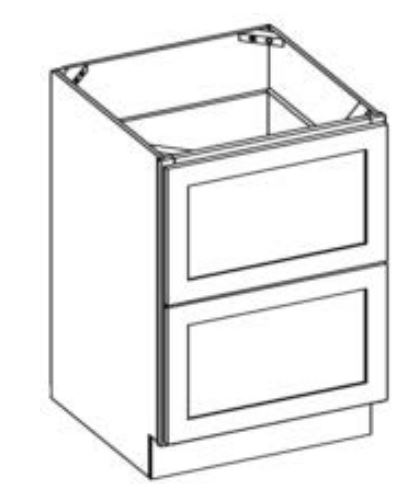 2 Drawer Base Cabinets