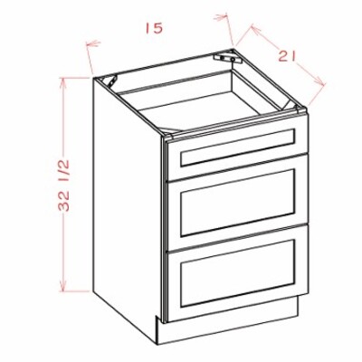 Vanity Drawer ADA Base Cabinet