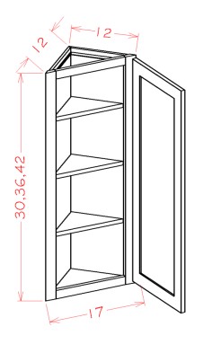 Angle Wall Cabinets