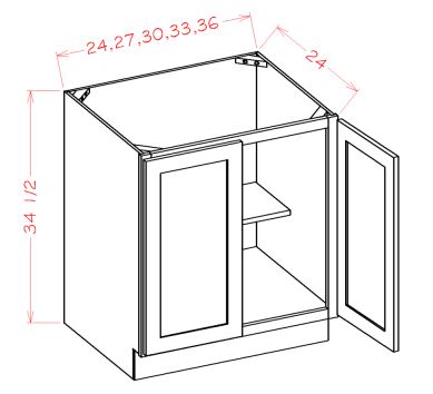Full Height Double Door Base Cabinet