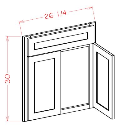 Diagonal Corner Sink Base Cabinet