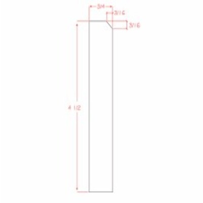 Angle Furniture Base Moulding