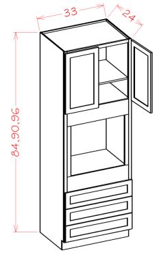 Double Doors Oven Cabinets