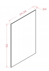 Panels-Finished Shelf Board