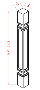 Decorative legs-SQDL