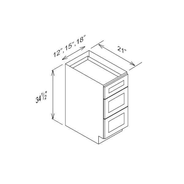 Vanity Drawer Base