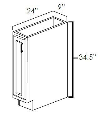 Full Height Single Door Base Cabinets