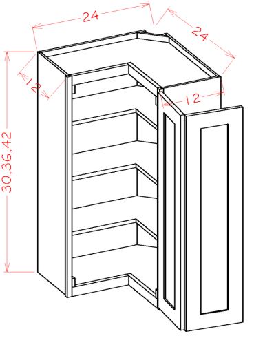 Easy Reach Single Door Wall Cabinet