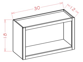 Wall Open Cabinet