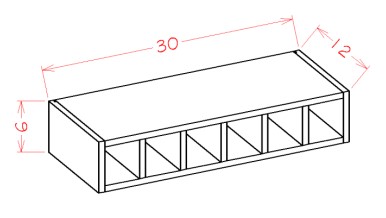 Wall Accessory Cabinets-Wine Cubby