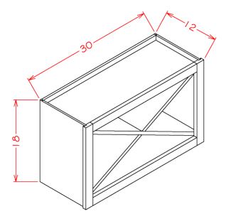 Specialty Wall X Rack Cabinet Kit